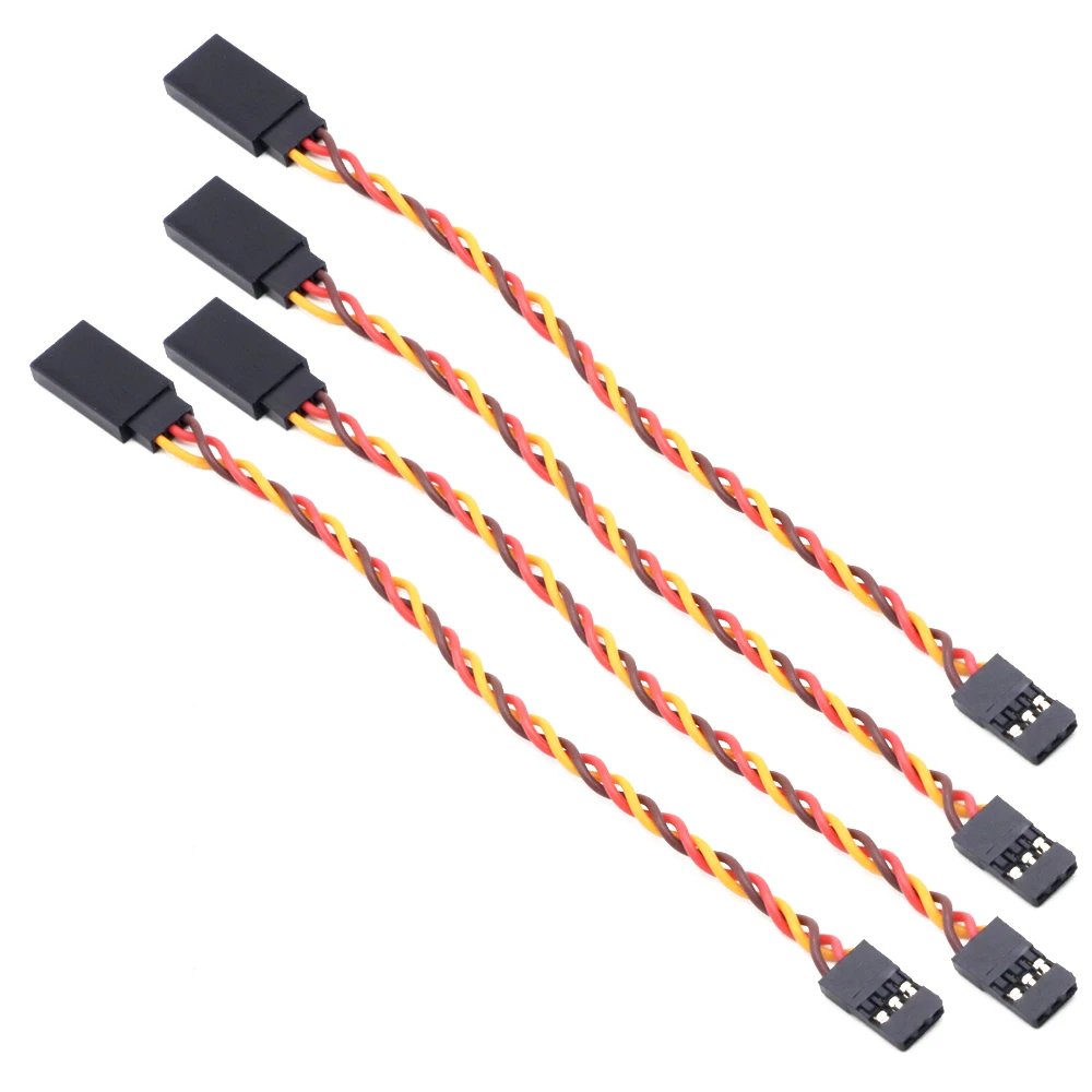 10pcs/lot 10/15/20/30/50/100cm Anti-interference Servo Extension Cable 30 Core For Futaba & JR Servo Helicopter Car Part Toy