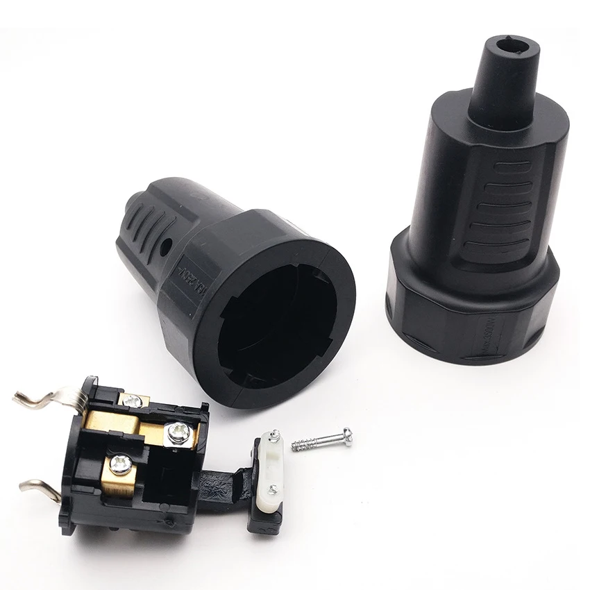 European 16A Grounded Industry Assemble Wiring Plug Germany Russia Power Cable Connector Female Male EU Schuko Power Socket Plug European 16A Grounded Industry Assemble Wiring Plug Germany Russia Power Cable Connector Female Male EU Schuko Power Socket Plug