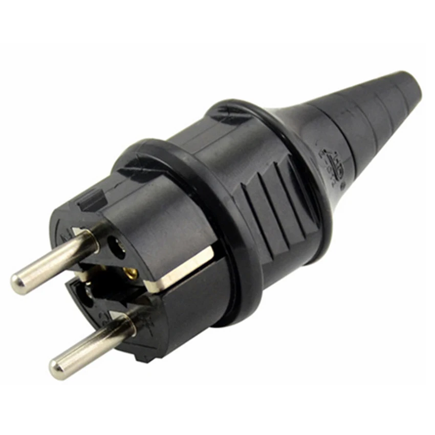 European 16A Grounded Industry Assemble Wiring Plug Germany Russia Power Cable Connector Female Male EU Schuko Power Socket Plug European 16A Grounded Industry Assemble Wiring Plug Germany Russia Power Cable Connector Female Male EU Schuko Power Socket Plug