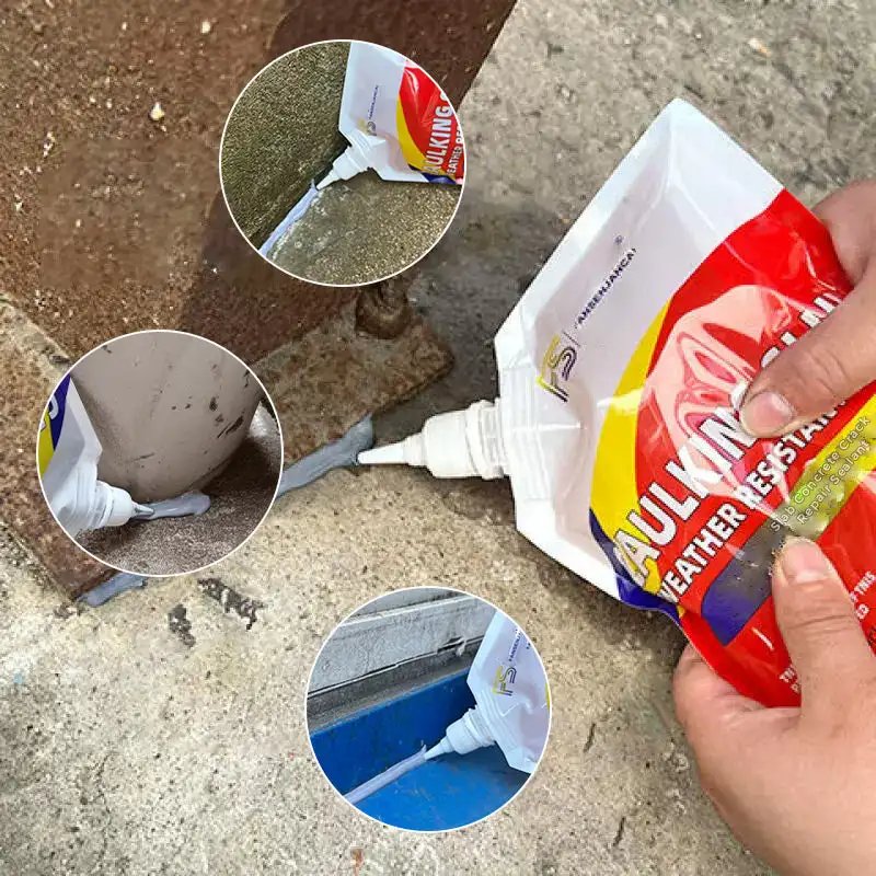 500g Cement Crack Repair Sealant Glue Roof Wall Floor Leak Filling Sealing Waterproofing Materials