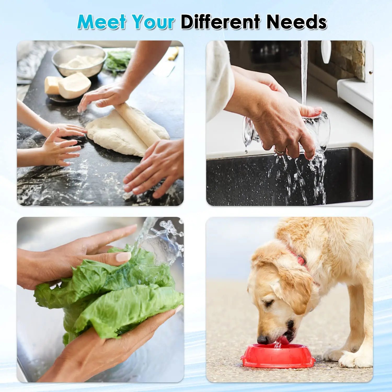 Faucet Tap Water Filter Purifier System, Reduces Lead, Chlorine & Bad Taste NSF Certified 320-Gallon Kitchen Faucet Tap Water Filter Purifier System, Reduces Lead, Chlorine & Bad Taste NSF Certified 320-Gallon Kitchen