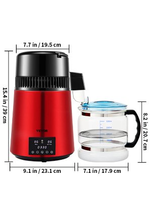4L Water Distiller Purifier Filter Dispenser Drinking Bottle Softener Dual Temp Display Overheat Protection Home Appliance 4L Water Distiller Purifier Filter Dispenser Drinking Bottle Softener Dual Temp Display Overheat Protection Home Appliance
