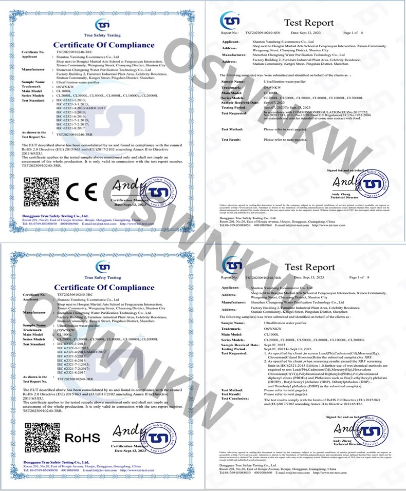 PVDF Water Purifier Whole House Ultration Water Filter 0.01um Filters 1000L/H SUS304 Drinkable Water Lasts Exceed 5 Years PVDF Water Purifier Whole House Ultration Water Filter 0.01um Filters 1000L/H SUS304 Drinkable Water Lasts Exceed 5 Years