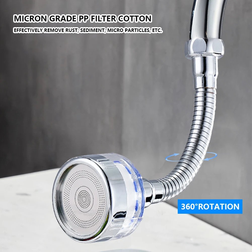 Faucet Mount Filters Pressurized Sink Faucet Water Filter Universal Bath Faucet Connector Splash Proof for Home Bathroom Kitchen