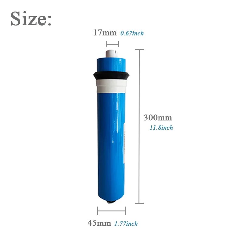 Home Kitchen Reverse Osmosis RO Membrane Replacement Water System Filter Purifier Water Drinking Treatment 50/75/100/125/150GPD