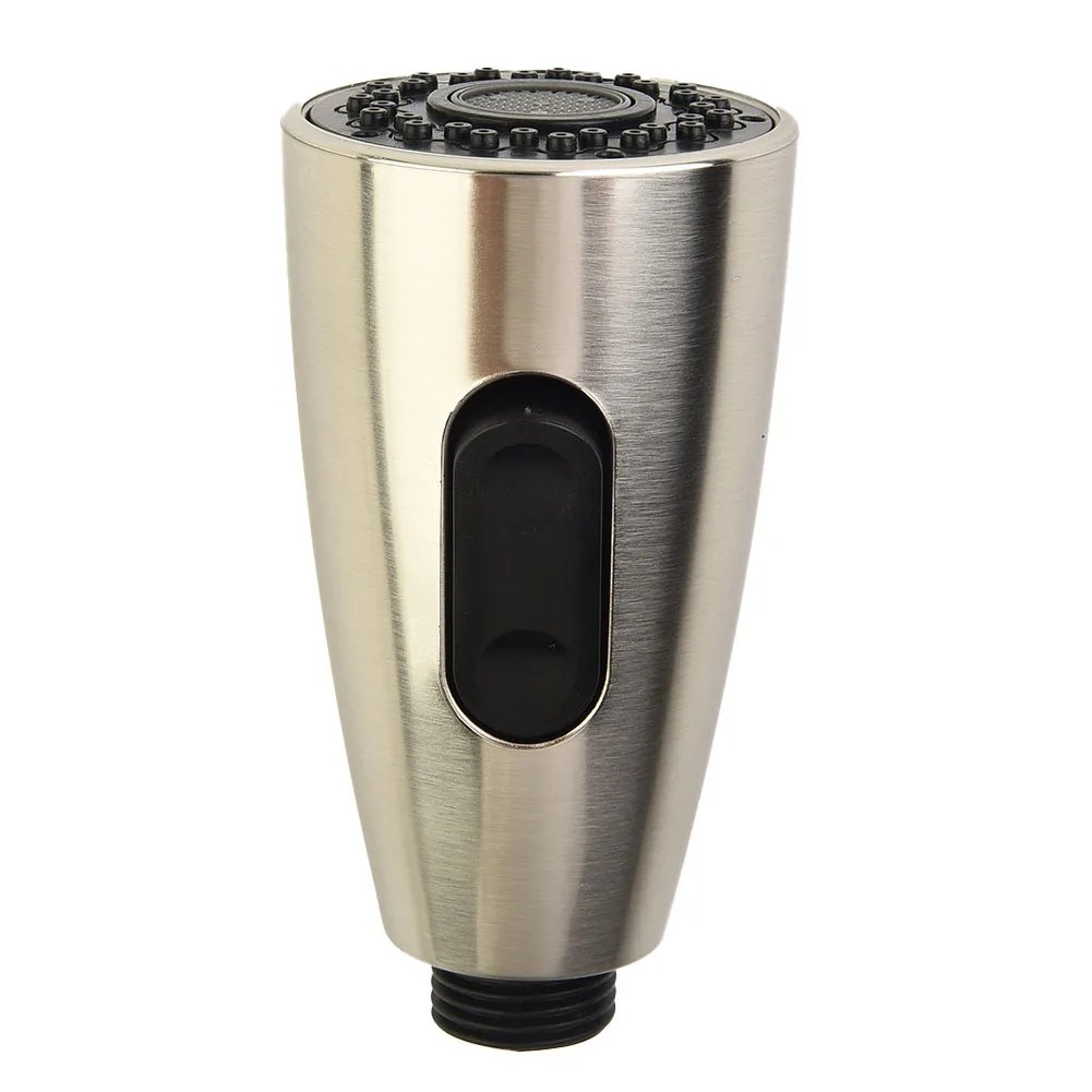 Universal Kitchen Pull Out Spray Head Replacement Sink Faucet Basin Mixer Tap ABS Brushed Black Kitchen Bathroom Accessories