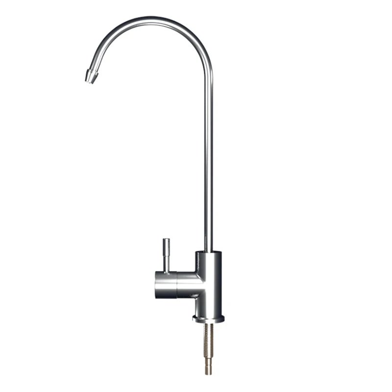 Kitchen Water Faucet 1/4 Inch Connect Hose Reverse Osmosis Filters Parts Purifier Direct Drinking Tap