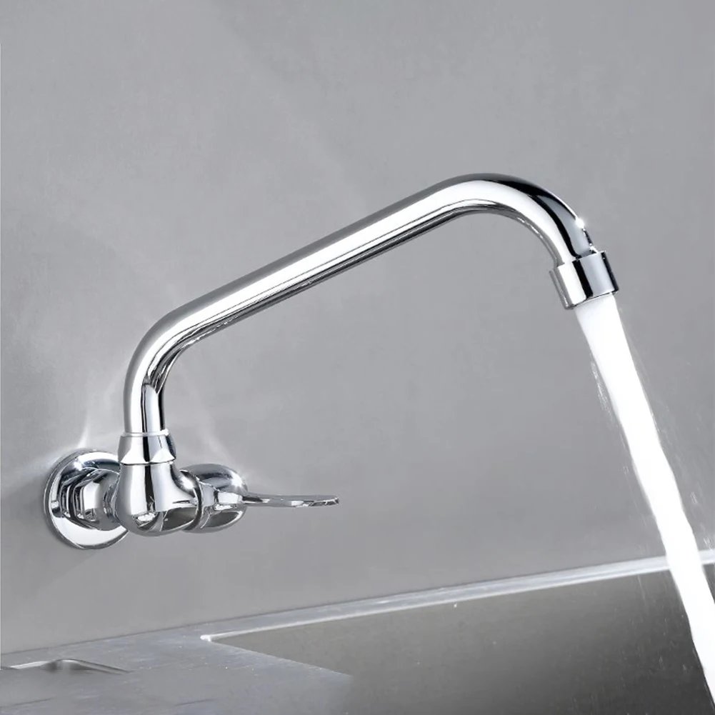 Kitchen Faucet Water Purifier Single Lever Hole Tap Sink Rotating Single Cold Water Taps  Brass Wall Mounted Kitchen Faucet