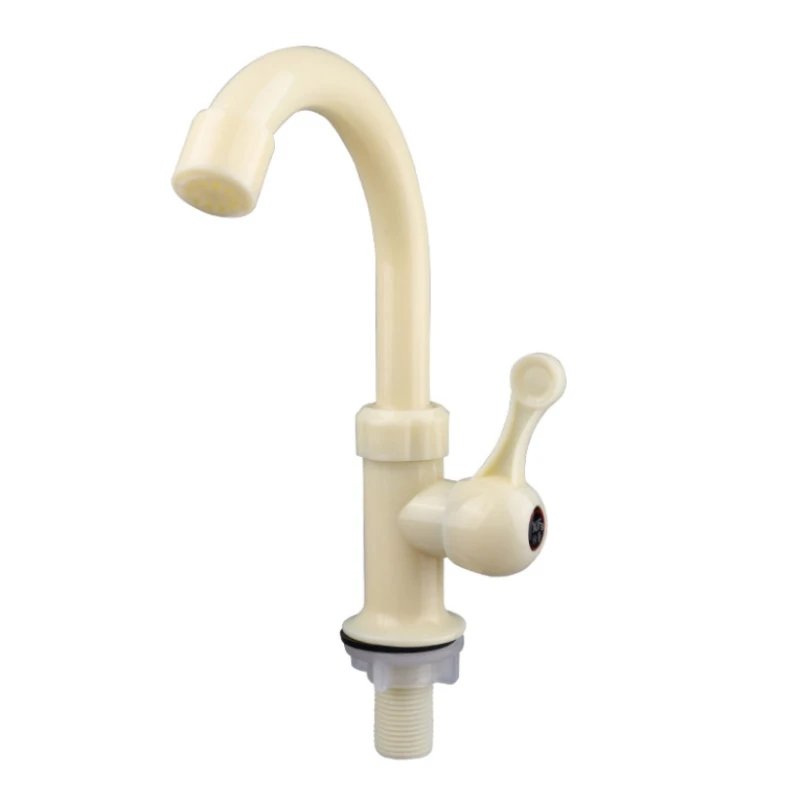 1pc Single Kitchen Plastic Faucet Engineering Household Kitchen Sink Single Hole Tap 1pc Single Kitchen Plastic Faucet Engineering Household Kitchen Sink Single Hole Tap
