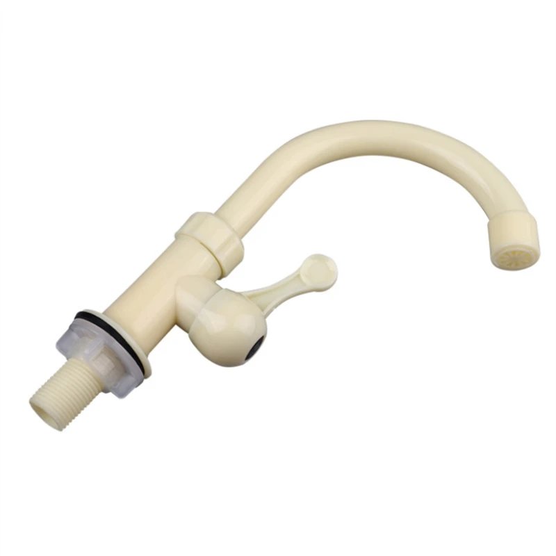 1pc Single Kitchen Plastic Faucet Engineering Household Kitchen Sink Single Hole Tap 1pc Single Kitchen Plastic Faucet Engineering Household Kitchen Sink Single Hole Tap