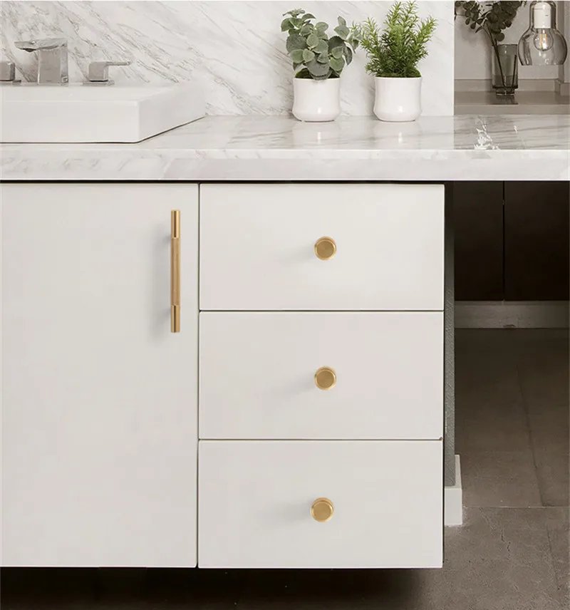 Modern Aluminum Alloy Black Gold Kitchen Cabinet Handles and Knobs Drawer Handles Wardrobe Door Pulls Furniture Hardware