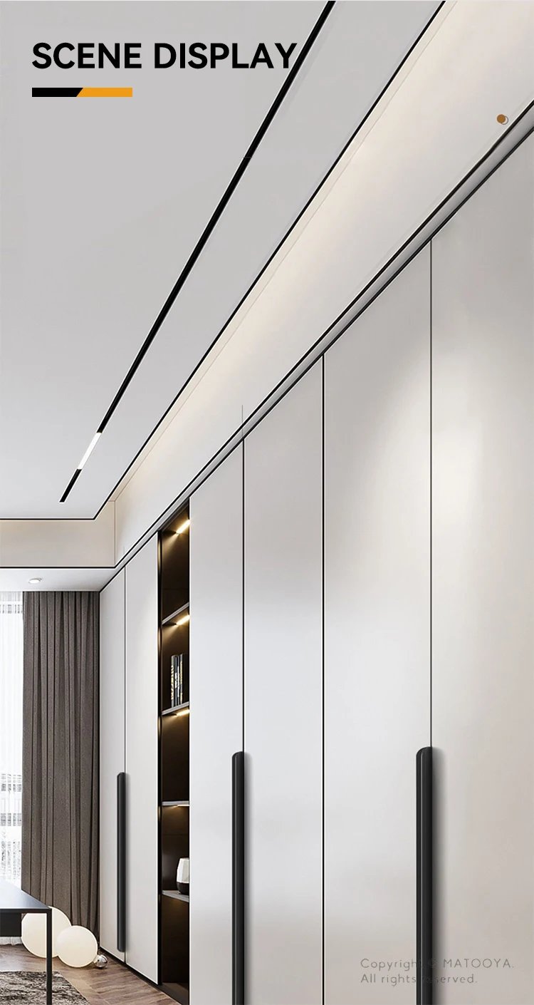 Hidden Cabinet Pulls Drawer Knobs Bedroom Door Handles Aluminum Alloy Kitchen Cupboard Door Pulls Furniture Handle Hardware