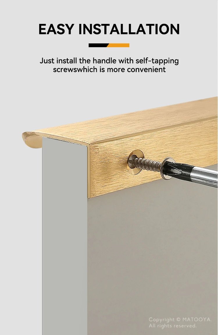 Hidden Cabinet Pulls Drawer Knobs Bedroom Door Handles Aluminum Alloy Kitchen Cupboard Door Pulls Furniture Handle Hardware