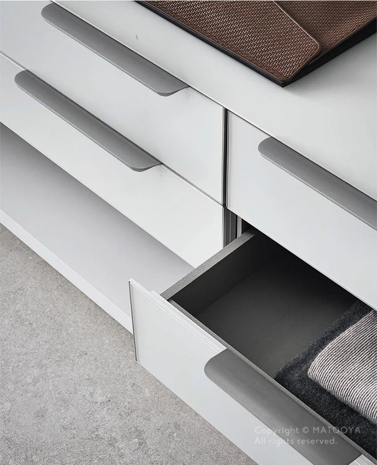 Hidden Cabinet Pulls Drawer Knobs Bedroom Door Handles Aluminum Alloy Kitchen Cupboard Door Pulls Furniture Handle Hardware