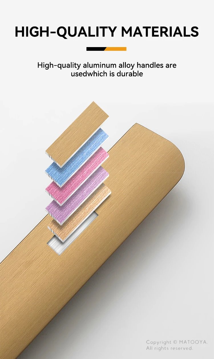 Hidden Cabinet Pulls Drawer Knobs Bedroom Door Handles Aluminum Alloy Kitchen Cupboard Door Pulls Furniture Handle Hardware