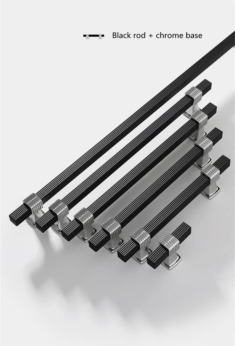 Two-color Stitching European Wardrobe Cabinet Door Handles Kitchen Cupboard Door Pulls Drawer Knobs Furniture Hardware