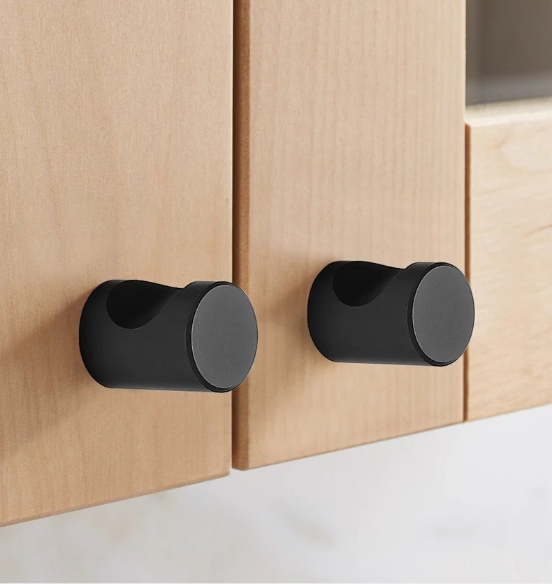 Kitchen Cabinet Knobs and Handles Black Furniture Handle for Cabinet Drawer Pulls Hardware 96mm/128mm/160mm/192mm