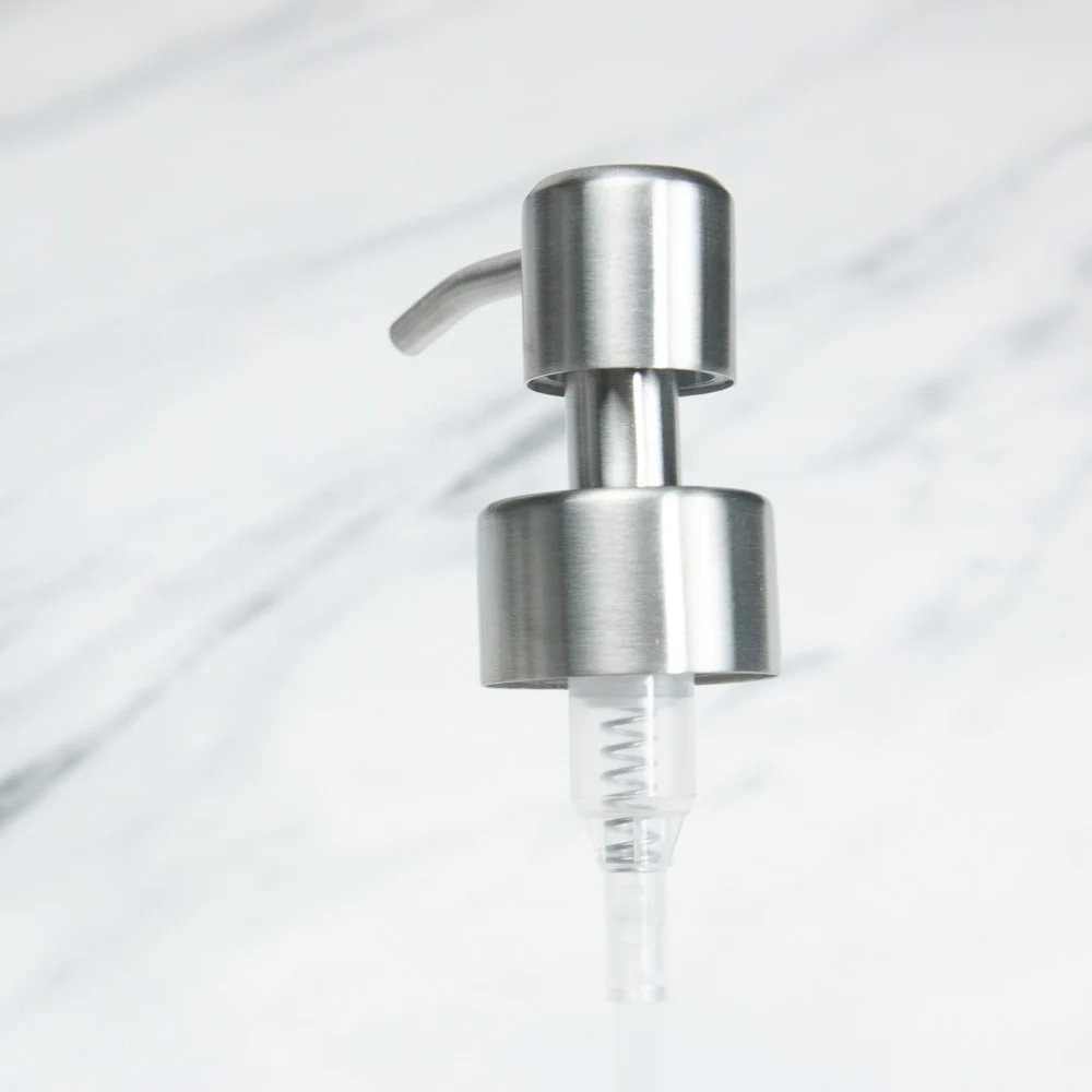 1pc 304 Stainless Steel Hand Liquid Soap Pump Dispenser Head Nozzle for Bathroom Kitchen Foam Soap Shampoo Dispenser Accessories