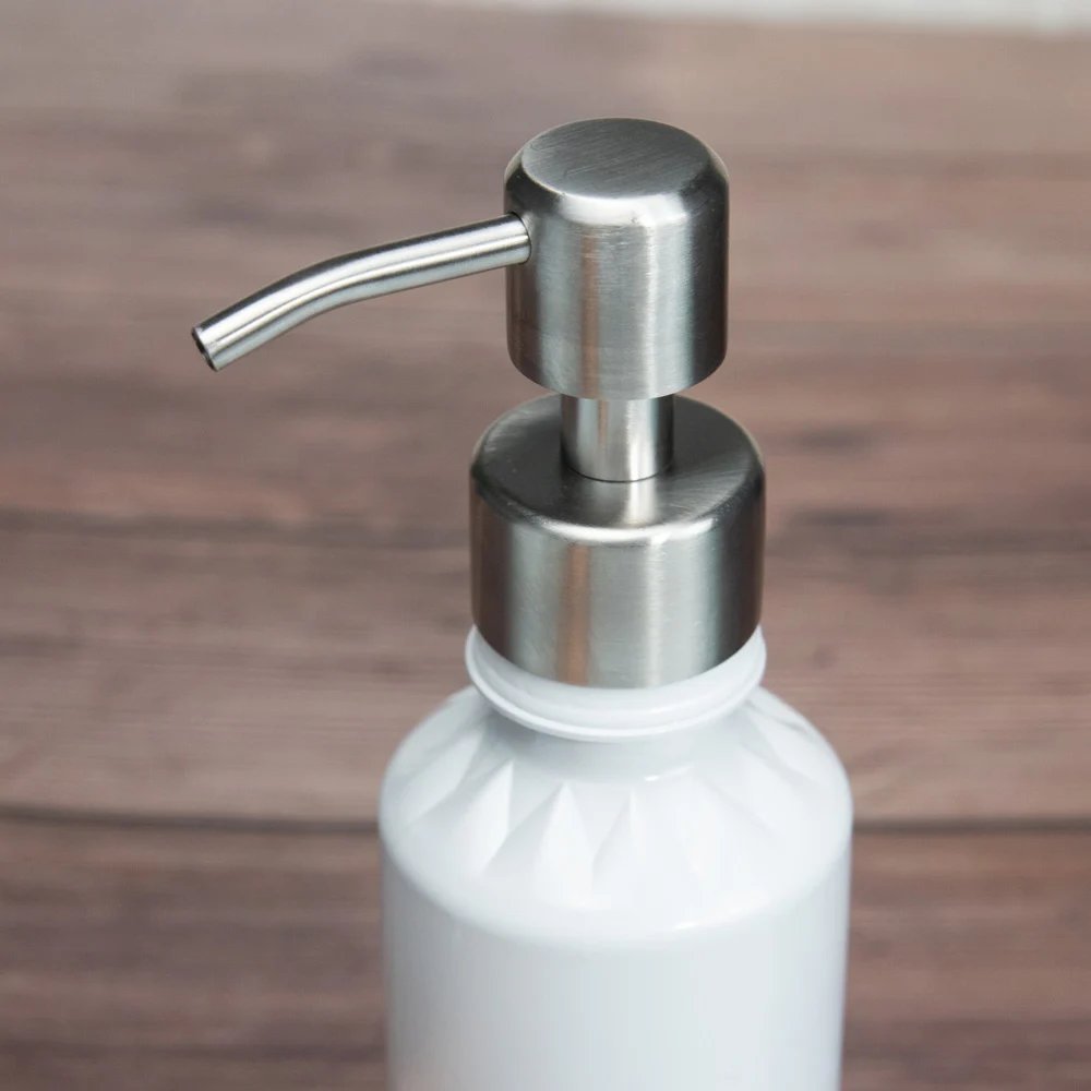 1pc 304 Stainless Steel Hand Liquid Soap Pump Dispenser Head Nozzle for Bathroom Kitchen Foam Soap Shampoo Dispenser Accessories