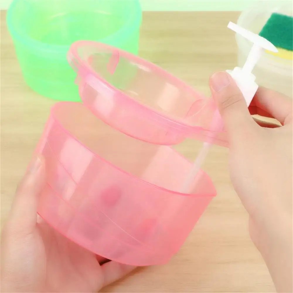 Soap Dispenser Pump With Sponge Manual Press Cleaning Liquid Container Manual Press Soap Organizer Kitchen Tool Buy 1 Get 1 Free