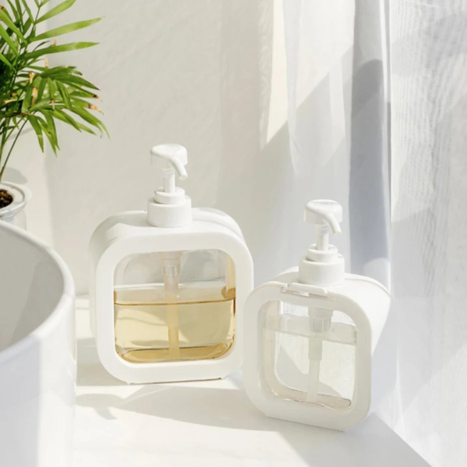 Kitchen Soap Dispenser Hand Soap Dish Soap Bottle Bathroom Shampoo Shower Gel Press Type Storage Bottle 300/500ml Soap dispenser