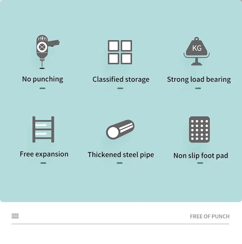 NEW Adjustable Closet Organizer Kitchen Storage Shelves Space Saving Wardrobe Wall Mounted Rack Home Appliance Cabinet Holder1pc