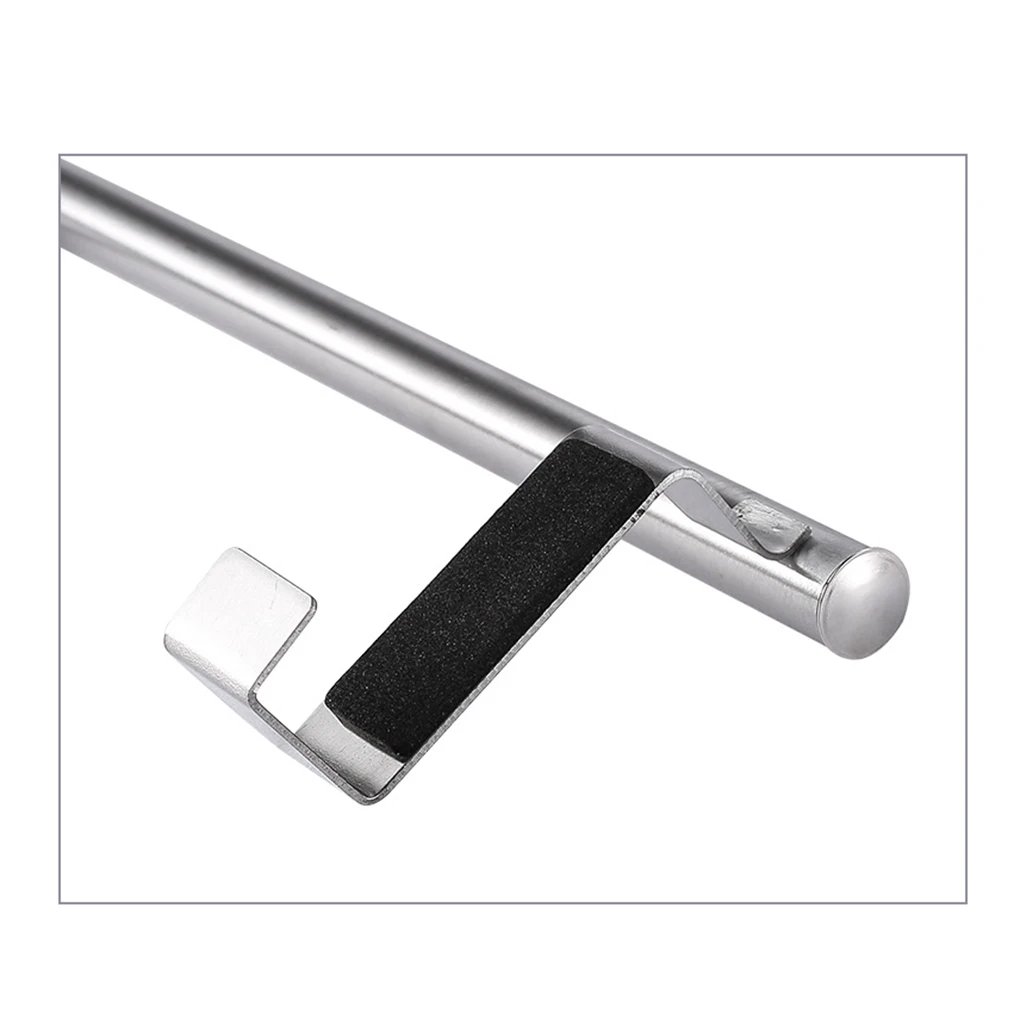 Towel Rack Over Door Towel Bar Hanging Holder Stainless Steel Bathroom Kitchen Cabinet Towel Rag Rack Shelf Hanger