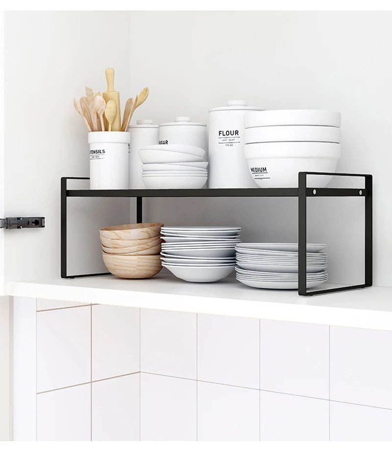 Kitchen Utensils Storage Rack Cabinet Plates Dishes Kitchenware Shelf Drainer Organizer Over Sink Cutlery Tableware Drying Rack