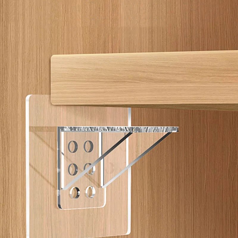 2/4pcs Adhesive Shelf Support Pegs For Kitchen Bedroom Closet Cabinet Shelf Support Clips Wall Hanger Sticker Bracket Holder