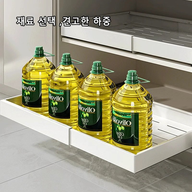 Kitchen Storage Rack with Slide Rails Scalable Pull-out Drawer Type Storage Tray Spice Box Storage Rack Cabinets Organizer Kitchen Storage Rack with Slide Rails Scalable Pull-out Drawer Type Storage Tray Spice Box Storage Rack Cabinets Organizer