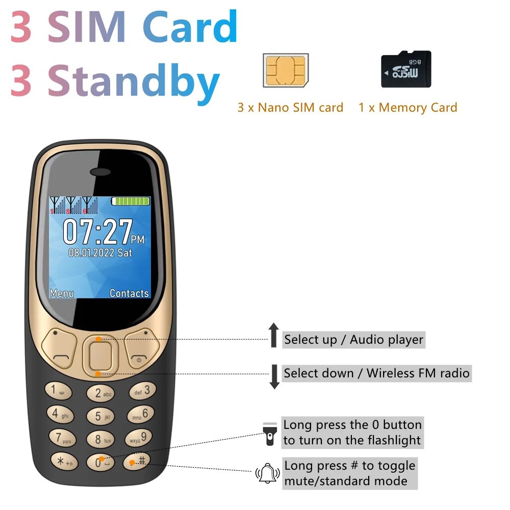 SERVO Small Mobile Phone Bluetooth Dialer Magic voice Low Radiation Telephone Call Recording 2/3 SIM GSM Unlocked Mini Cellphone SERVO Small Mobile Phone Bluetooth Dialer Magic voice Low Radiation Telephone Call Recording 2/3 SIM GSM Unlocked Mini Cellphone