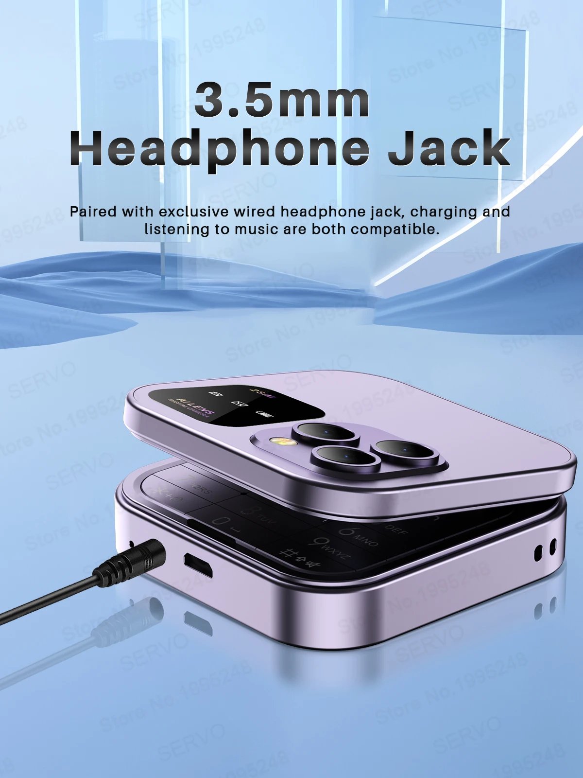 SERVO 2024 New Mini Flip Mobile Phone FM Radio Magic Voice Blacklist Speed Dial Vibration 2SIM Card Small Display Foldable Phone SERVO 2024 New Mini Flip Mobile Phone FM Radio Magic Voice Blacklist Speed Dial Vibration 2SIM Card Small Display Foldable Phone