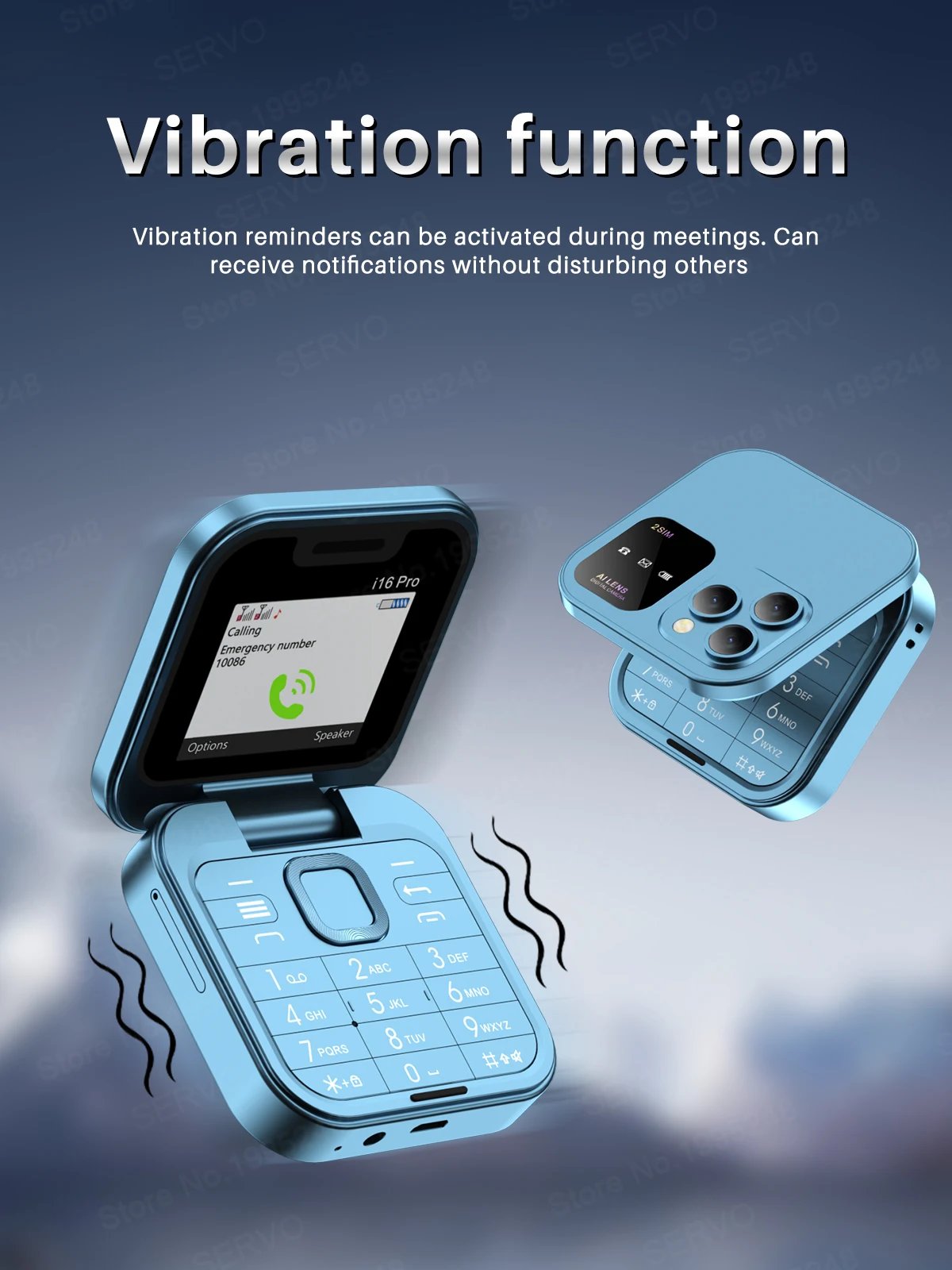 SERVO 2024 New Mini Flip Mobile Phone FM Radio Magic Voice Blacklist Speed Dial Vibration 2SIM Card Small Display Foldable Phone SERVO 2024 New Mini Flip Mobile Phone FM Radio Magic Voice Blacklist Speed Dial Vibration 2SIM Card Small Display Foldable Phone