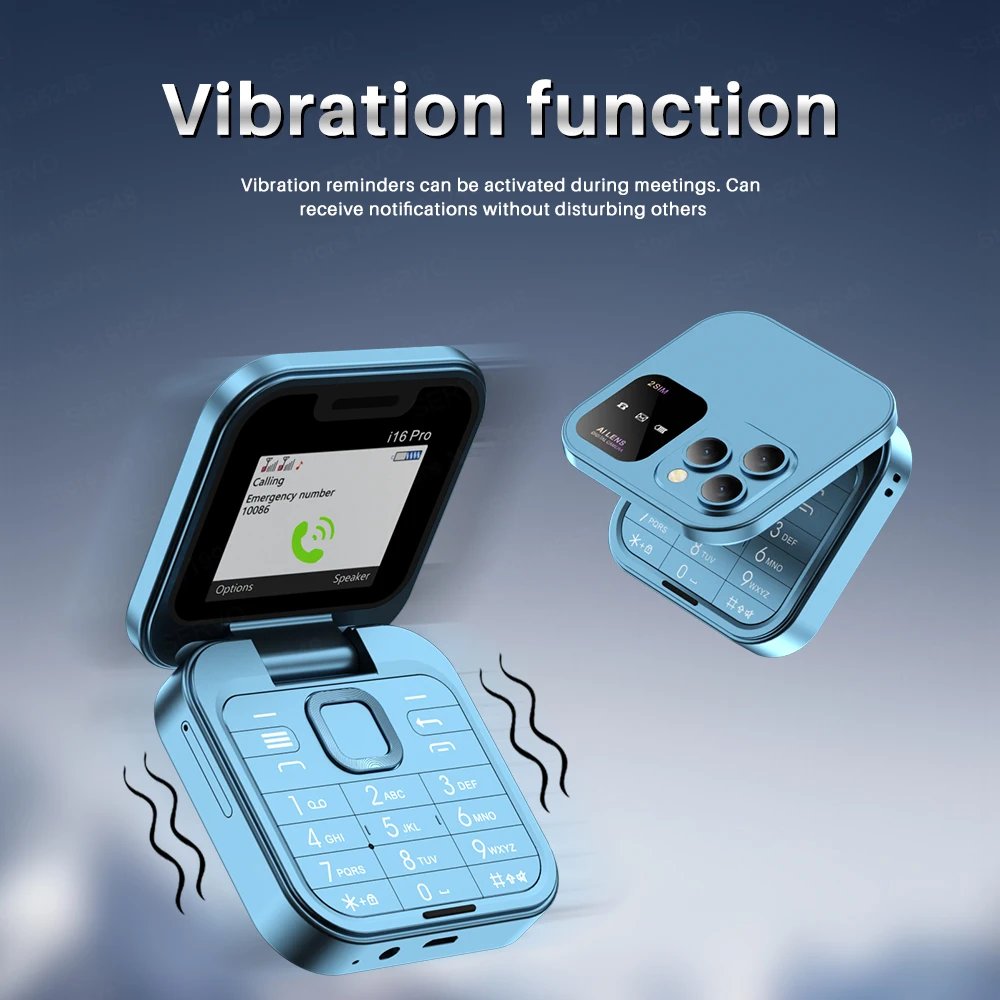 SERVO 2024 New Mini Flip Mobile Phone FM Radio Magic Voice Blacklist Speed Dial Vibration 2SIM Card Small Display Foldable Phone SERVO 2024 New Mini Flip Mobile Phone FM Radio Magic Voice Blacklist Speed Dial Vibration 2SIM Card Small Display Foldable Phone