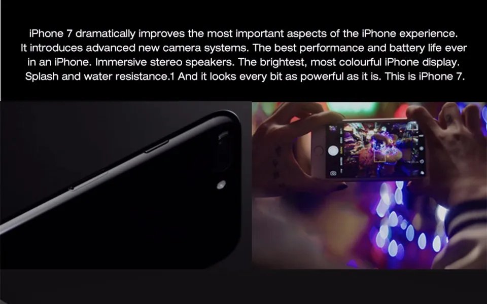 Apple iPhone 7 / 7Plus 32GB 128GB 256GB ROM 4.7'/5.5' IPS LCD 12MP 4G LTE Quad Core IOS NFC Original Unlocked Mobile Phone