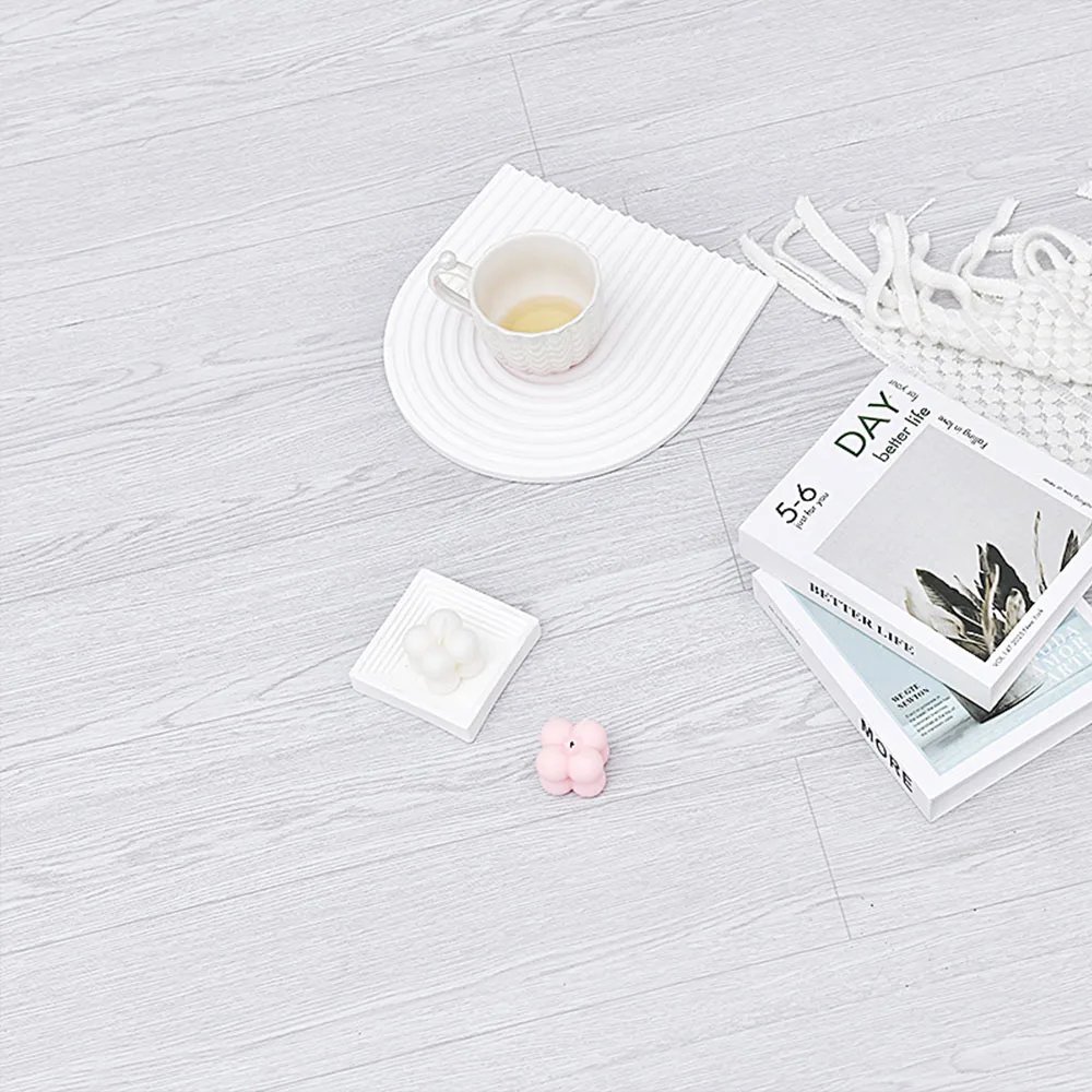 3d Retro Wood Grain Wallpaper, Peel And Stick Flooring Waterproof Floor Tiles, Removable Sticker, 1Roll 118'' X 15.7''