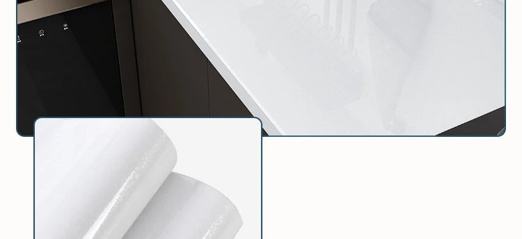 40cm Marble Kitchen Oil-Proof Film Stove Waterproof Self-Adhesive Wallpaper Countertop Cabinet Renovation Tile Wall Stickers