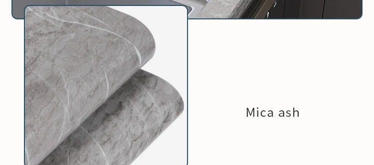 40cm Marble Kitchen Oil-Proof Film Stove Waterproof Self-Adhesive Wallpaper Countertop Cabinet Renovation Tile Wall Stickers