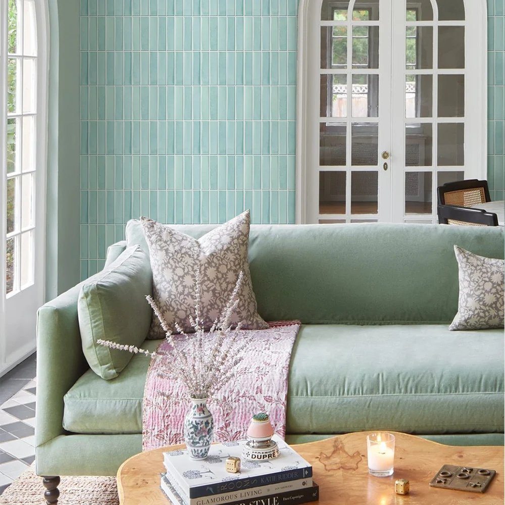 Decorative 3D Peel and Stick Wall Panel 3D Tile Sticker Self-Adhesive Kitchen Tile Backsplash Bathroom Wall Sticker Waterproof