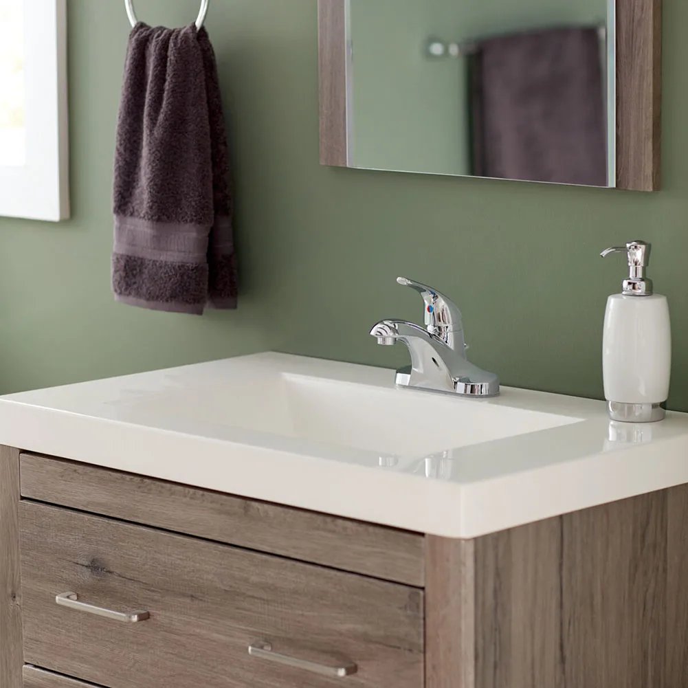 Bathroom Faucet Double-Hole Basin Hot And Cold Water Faucet For Toilet Kitchen Bathroom Plastic Steel Sink Mixer Tap