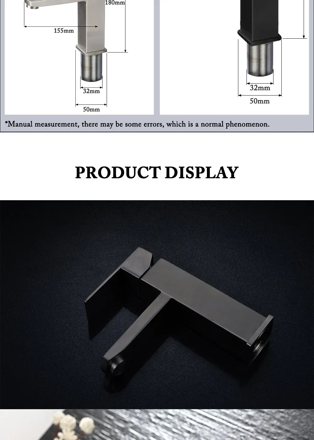 Basin Sink Bathroom Faucet Deck Mounted Hot Cold Water Basin Mixer Taps Matte Black Lavatory Sink Tap Crane