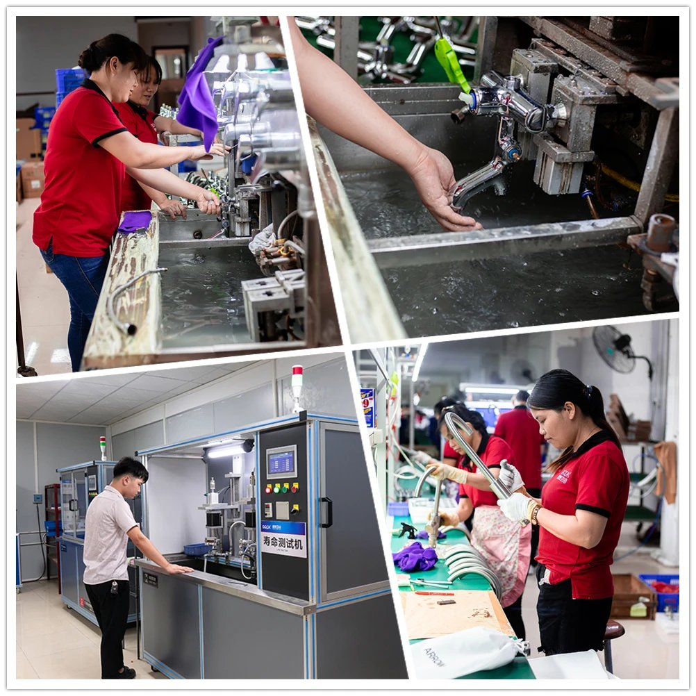 Basin Sink Bathroom Faucet Deck Mounted Hot Cold Water Basin Mixer Taps Matte Black Lavatory Sink Tap Crane