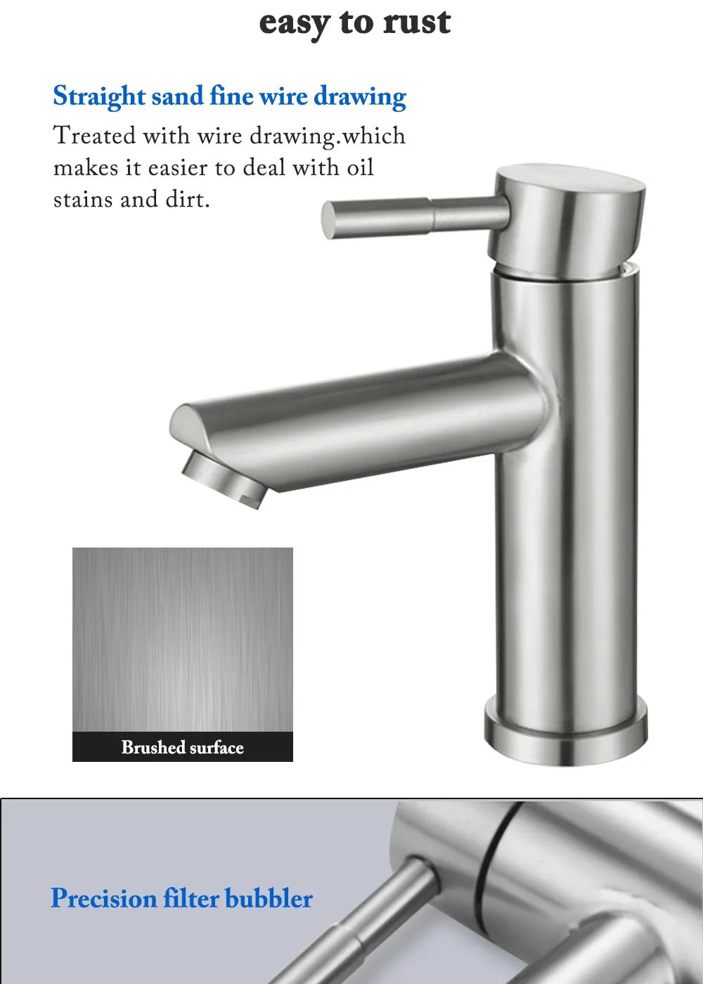 Basin Sink Bathroom Faucet Deck Mounted Hot Cold Water Basin Mixer Taps Matte Black Lavatory Sink Tap Crane