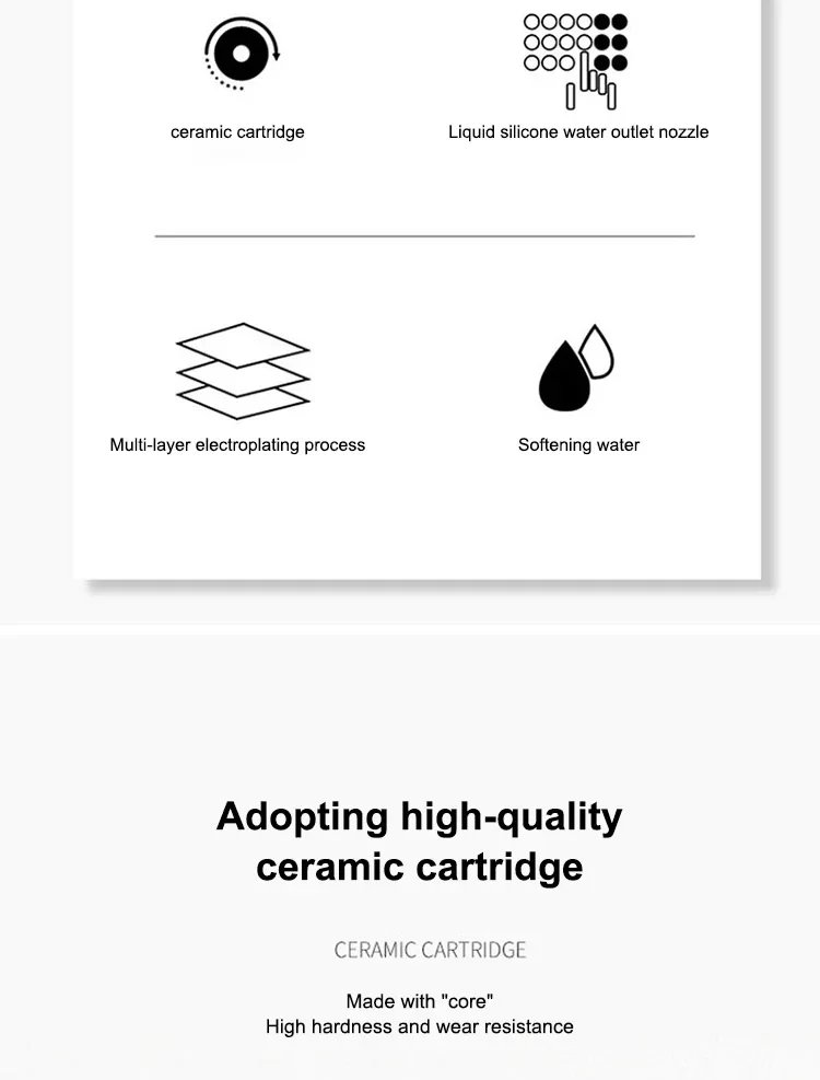 Piano Button Ambient Light Shower System Set Modern s For Bathroom Brass Glass Shelf  Digital Display