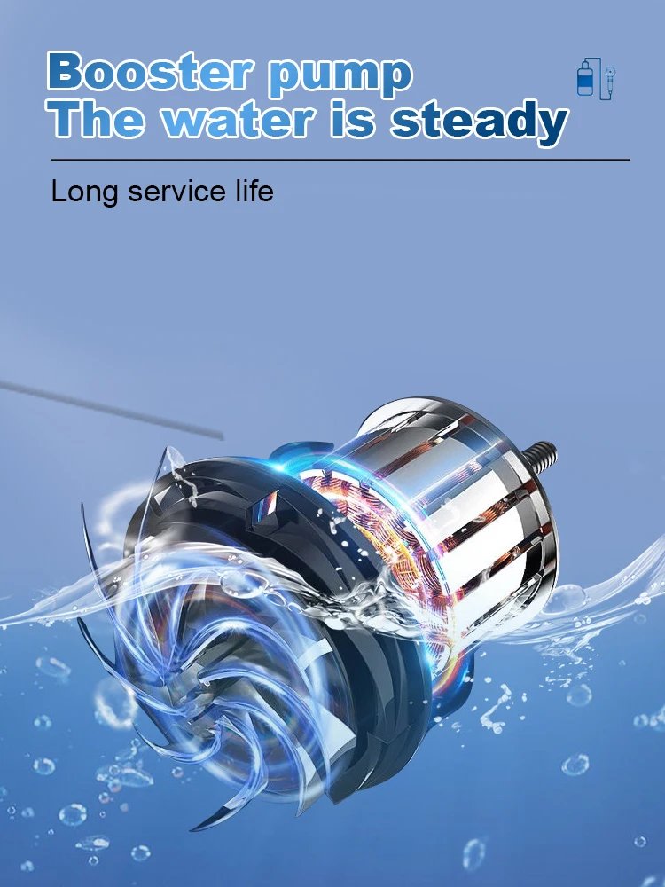 Portable Outdoor Shower Set Handheld Shower Head Adjustable Flow Camping Shower for Hiking Backpacking Beach Traveling