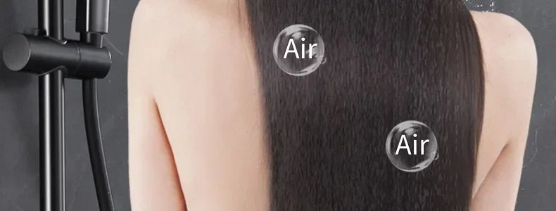 Bath Shower System Set Luxury Faucet Brass Bathroom Smart Digital Display Household Wall Mount Rainfall