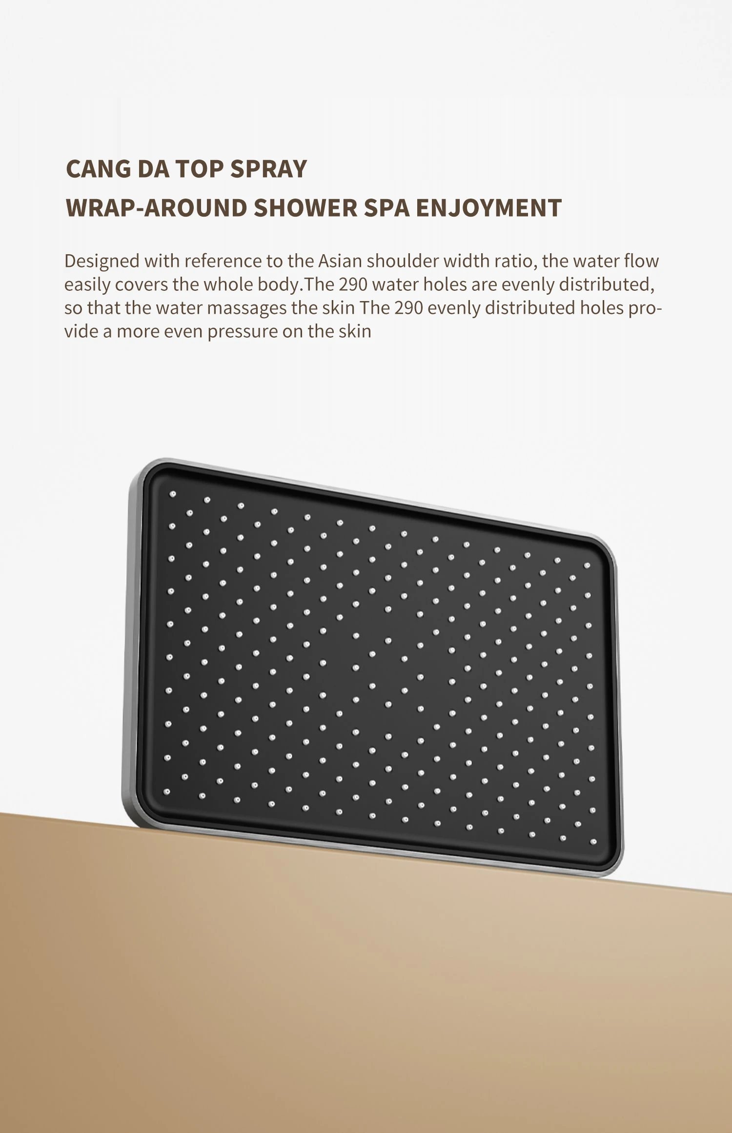 Shower System Thermostat  Faucet for Bathroom Wall Mount Rainfall  Digital Display Modern  Bath  Set