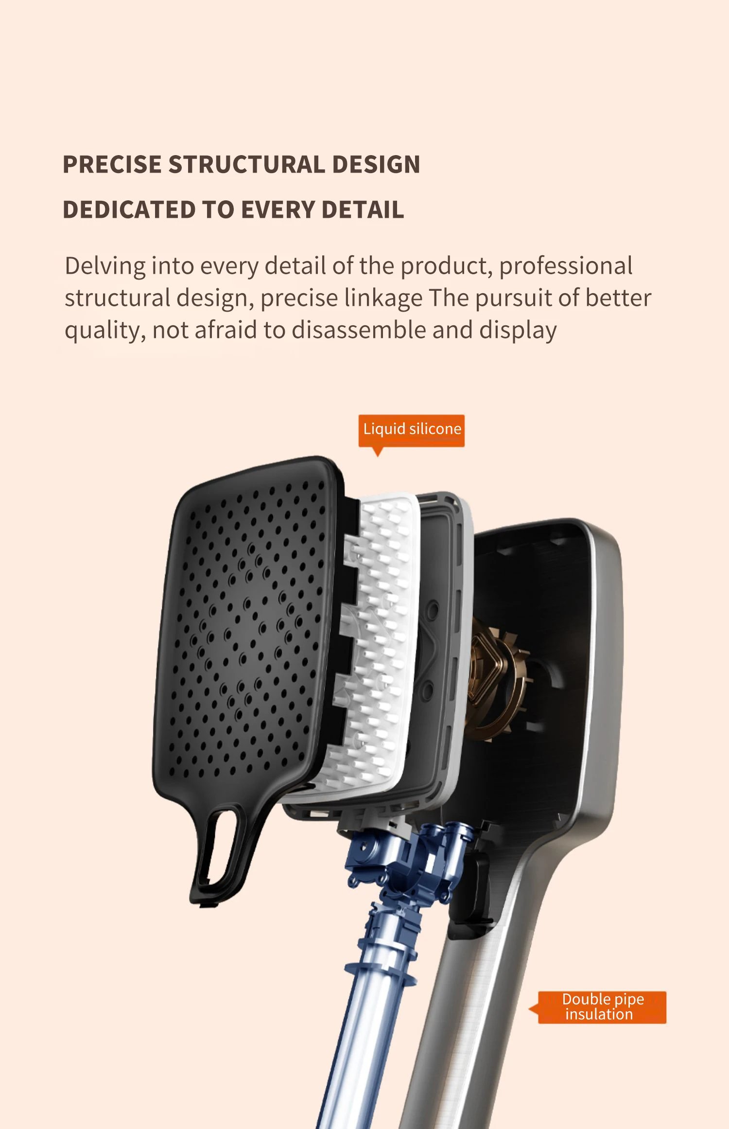 Shower System Thermostat  Faucet for Bathroom Wall Mount Rainfall  Digital Display Modern  Bath  Set