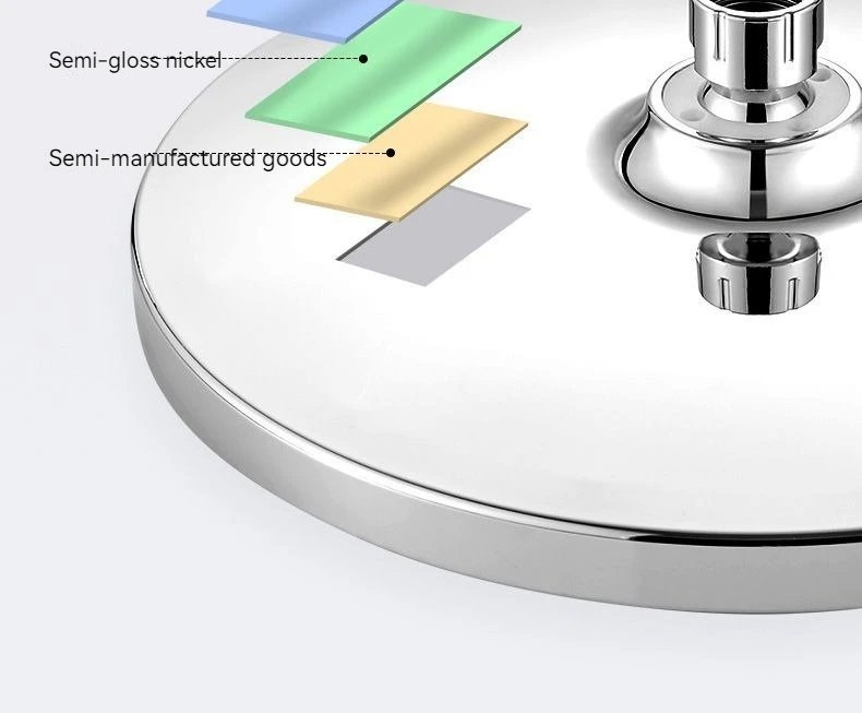 Hygienic bath shower rain ceiling rainfall round Showerhead for Kit Bathroom system supplies items products replacement parts