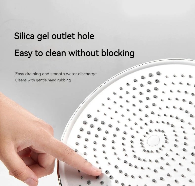 Hygienic bath shower rain ceiling rainfall round Showerhead for Kit Bathroom system supplies items products replacement parts